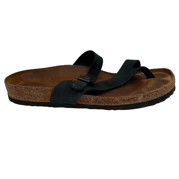 Naot Tahoe Black Leather Sandal - Picture 2 of 12
